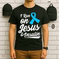 Funny Diabetes Awareness T1D T2D Diabetic Pancreas T-Shirt thumb 6