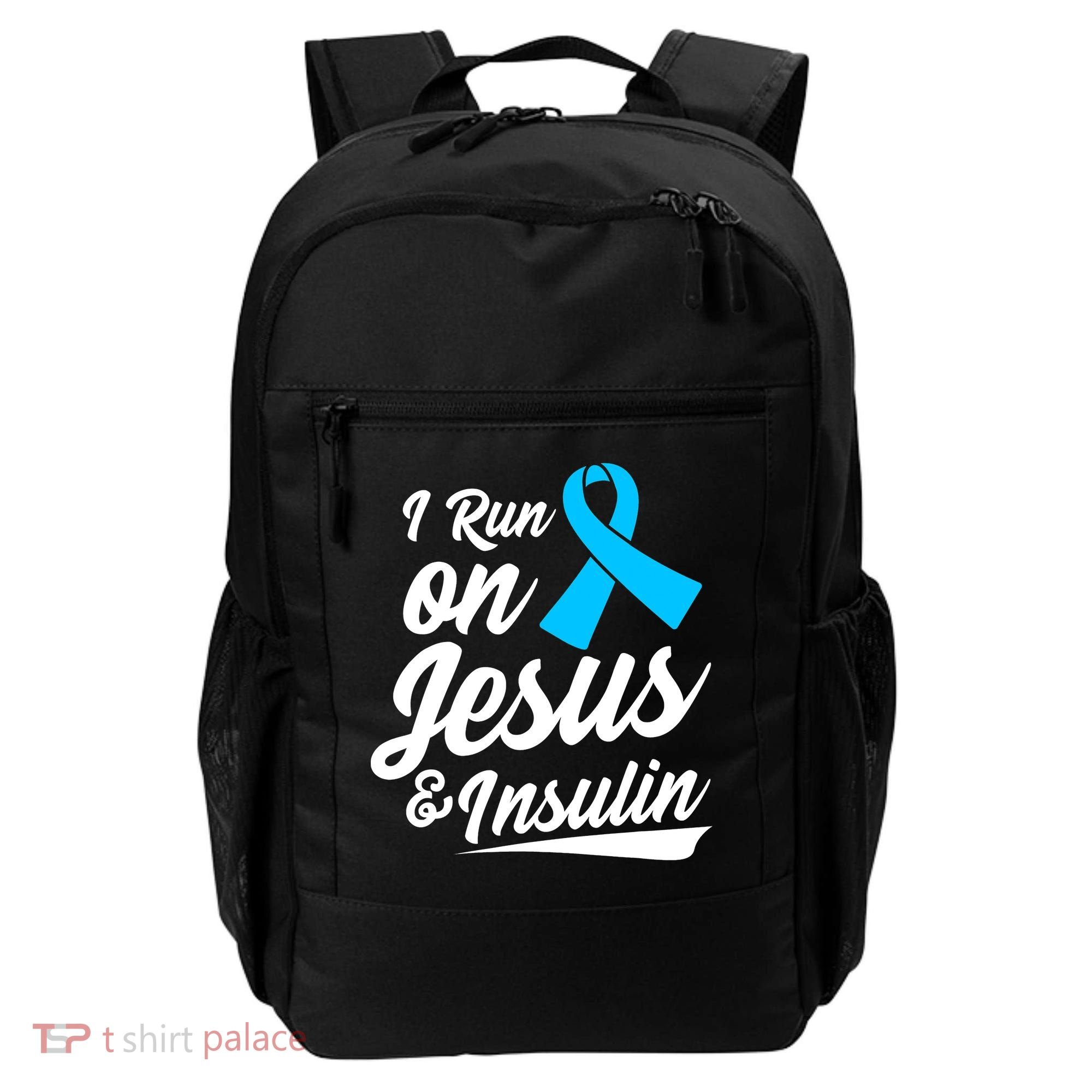 Funny Diabetes Awareness T1D T2D Diabetic Pancreas Backpack