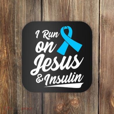 Funny Diabetes Awareness T1D T2D Diabetic Pancreas Coaster