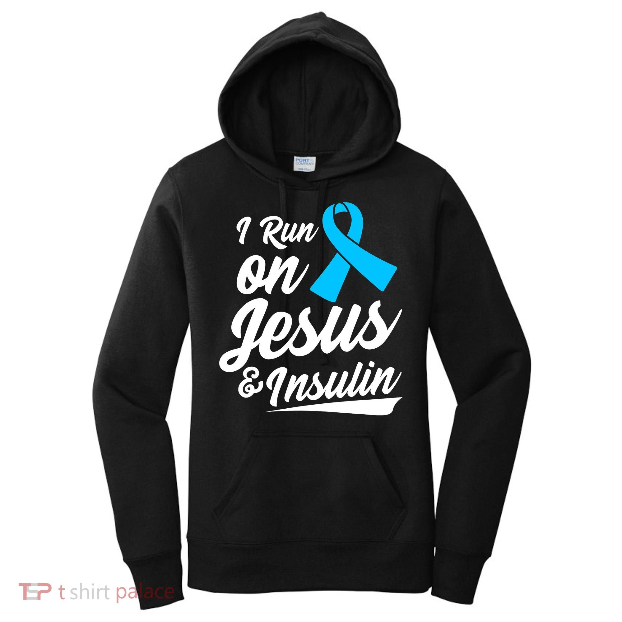 Funny Diabetes Awareness T1D T2D Diabetic Pancreas Women's Hoodie