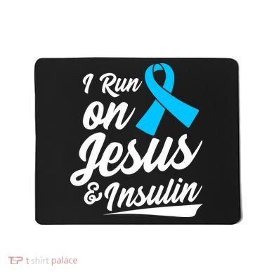 Funny Diabetes Awareness T1D T2D Diabetic Pancreas Mousepad