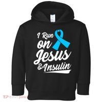 Funny Diabetes Awareness T1D T2D Diabetic Pancreas Toddler Hoodie thumb 0