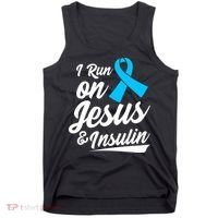 Funny Diabetes Awareness T1D T2D Diabetic Pancreas Tank Top thumb 0