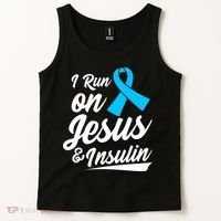 Funny Diabetes Awareness T1D T2D Diabetic Pancreas Tank Top thumb 2