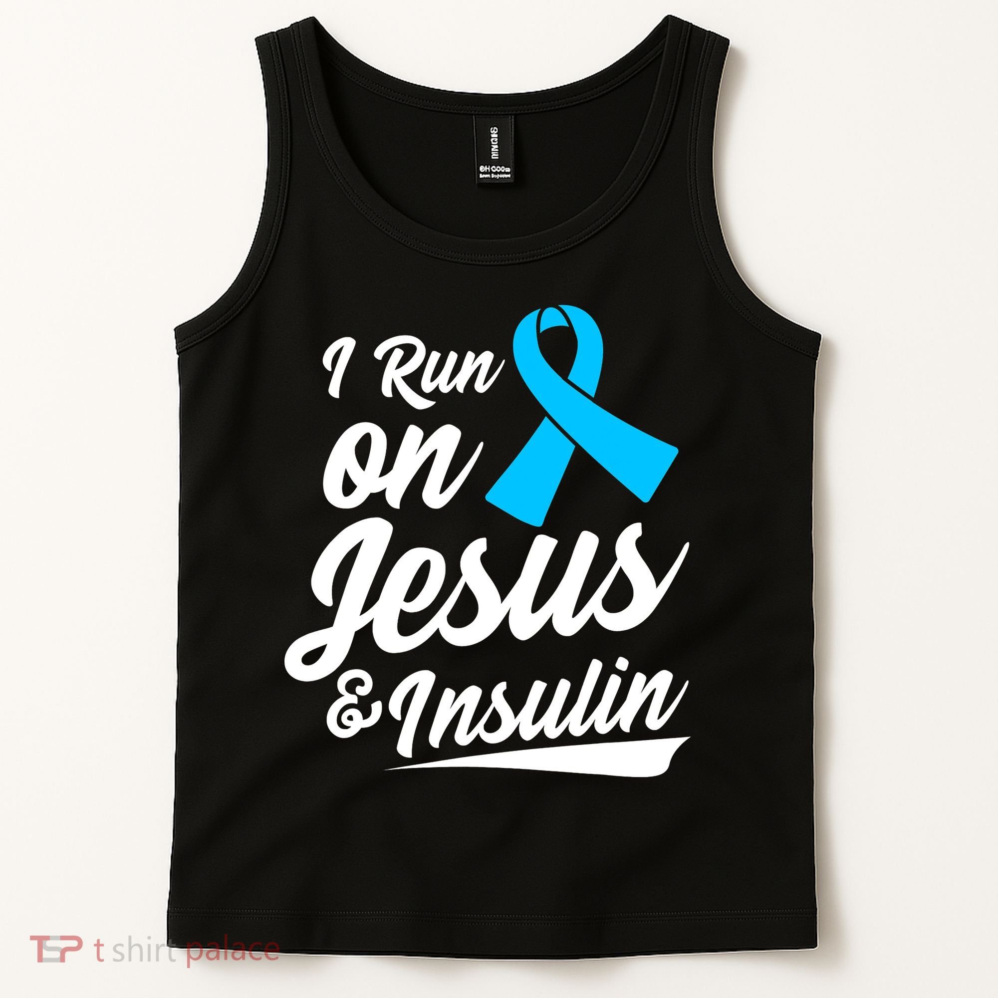 Funny Diabetes Awareness T1D T2D Diabetic Pancreas Tank Top