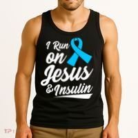 Funny Diabetes Awareness T1D T2D Diabetic Pancreas Tank Top thumb 3