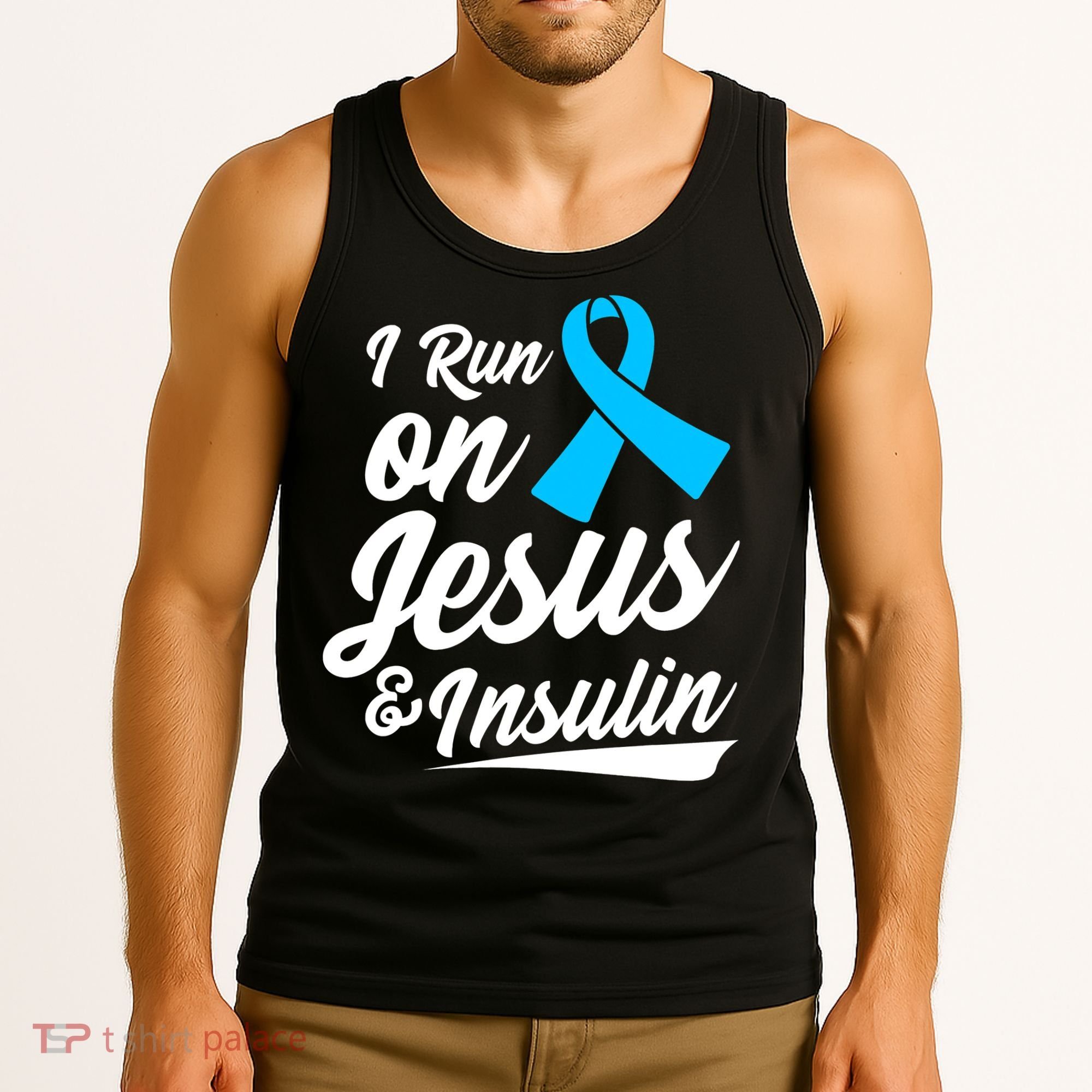 Funny Diabetes Awareness T1D T2D Diabetic Pancreas Tank Top