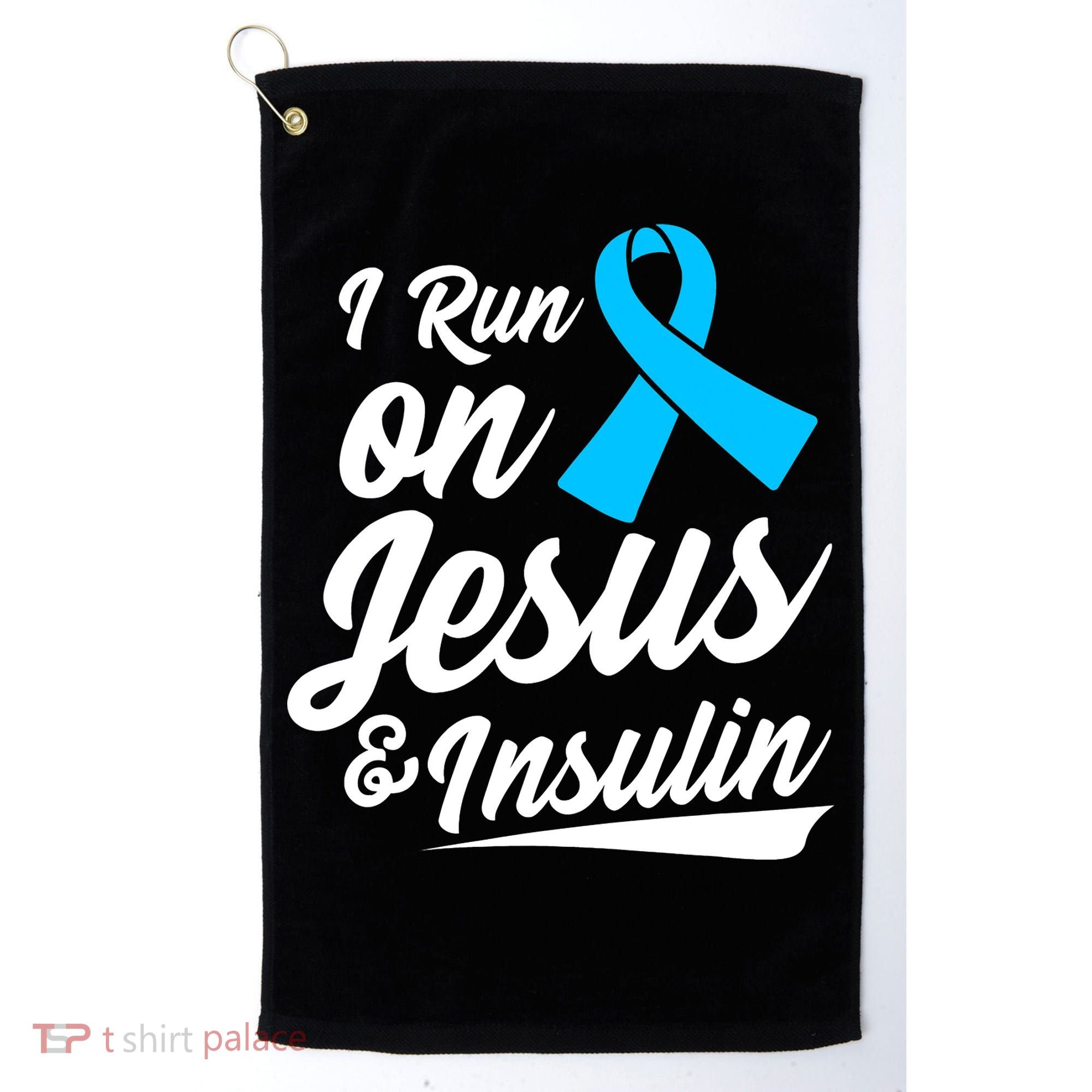 Funny Diabetes Awareness T1D T2D Diabetic Pancreas Golf Towel