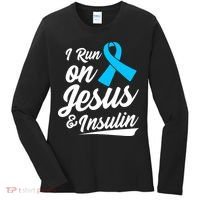 Funny Diabetes Awareness T1D T2D Diabetic Pancreas Women's Long Sleeve Shirt thumb 0