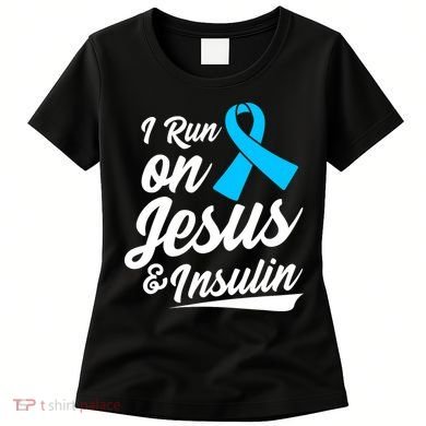 Funny Diabetes Awareness T1D T2D Diabetic Pancreas Women's T-Shirt