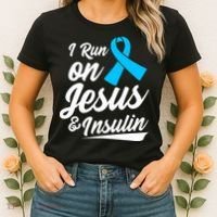 Funny Diabetes Awareness T1D T2D Diabetic Pancreas Women's T-Shirt thumb 2