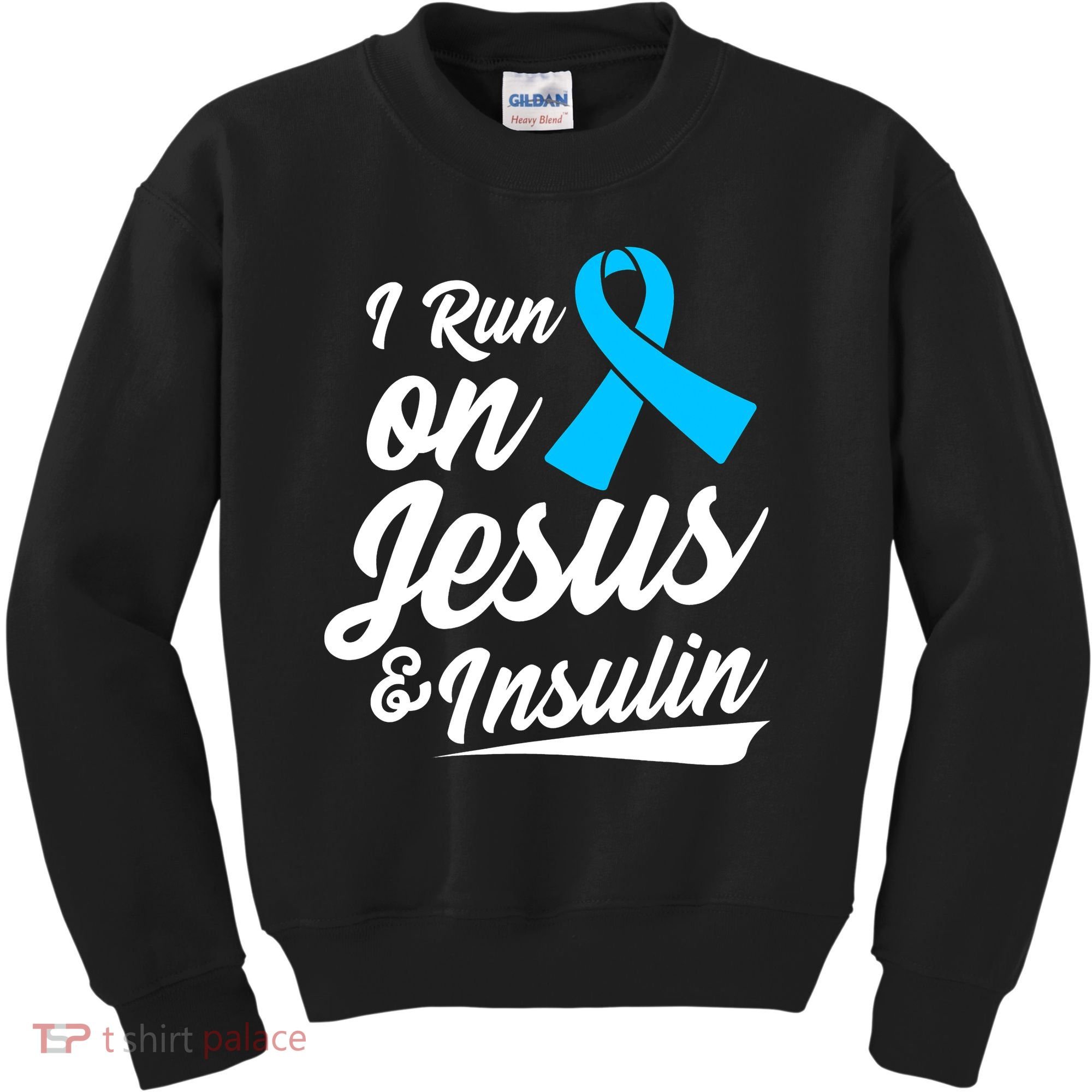 Funny Diabetes Awareness T1D T2D Diabetic Pancreas Kids Sweatshirt