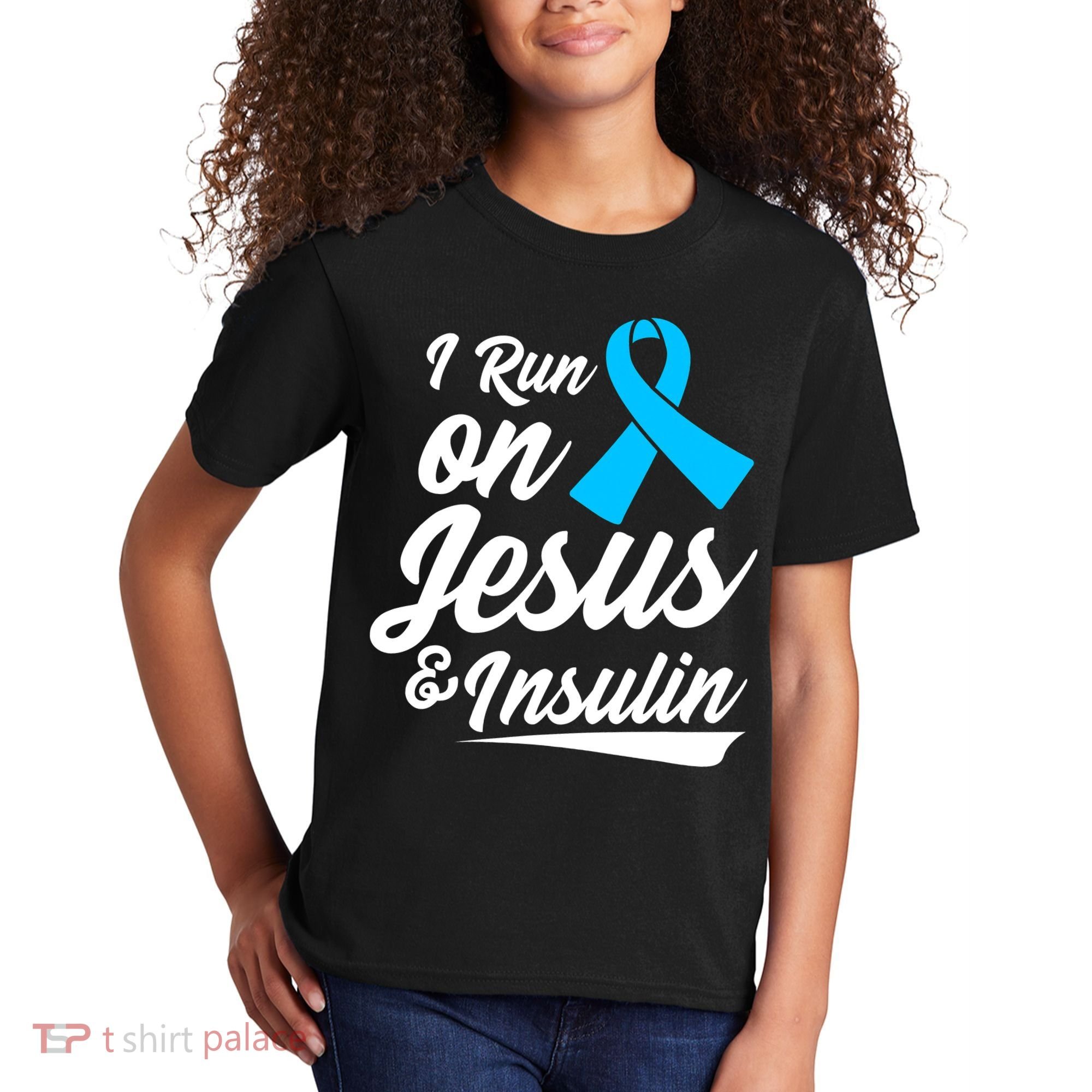 Funny Diabetes Awareness T1D T2D Diabetic Pancreas Kids T-Shirt