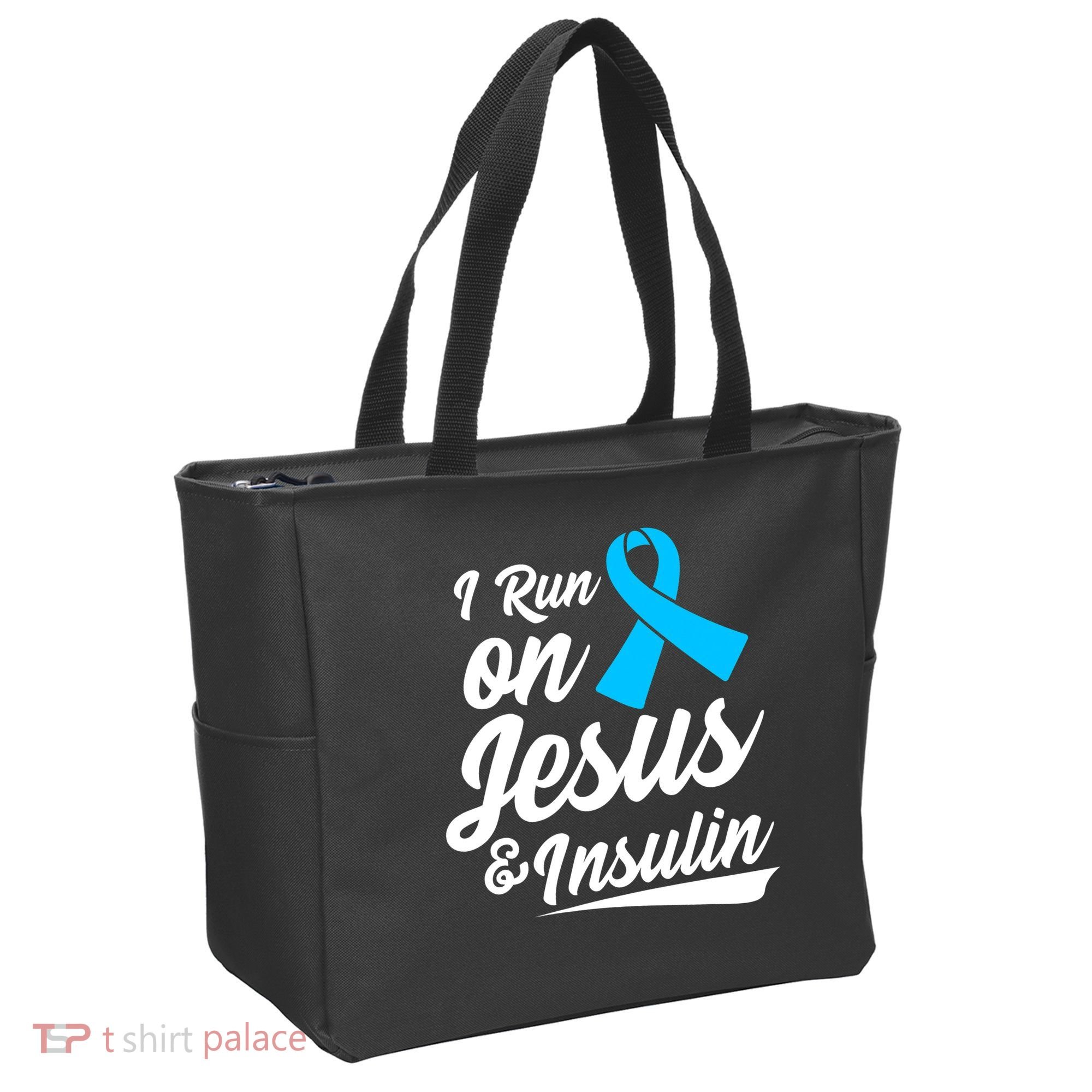Funny Diabetes Awareness T1D T2D Diabetic Pancreas Tote Bag