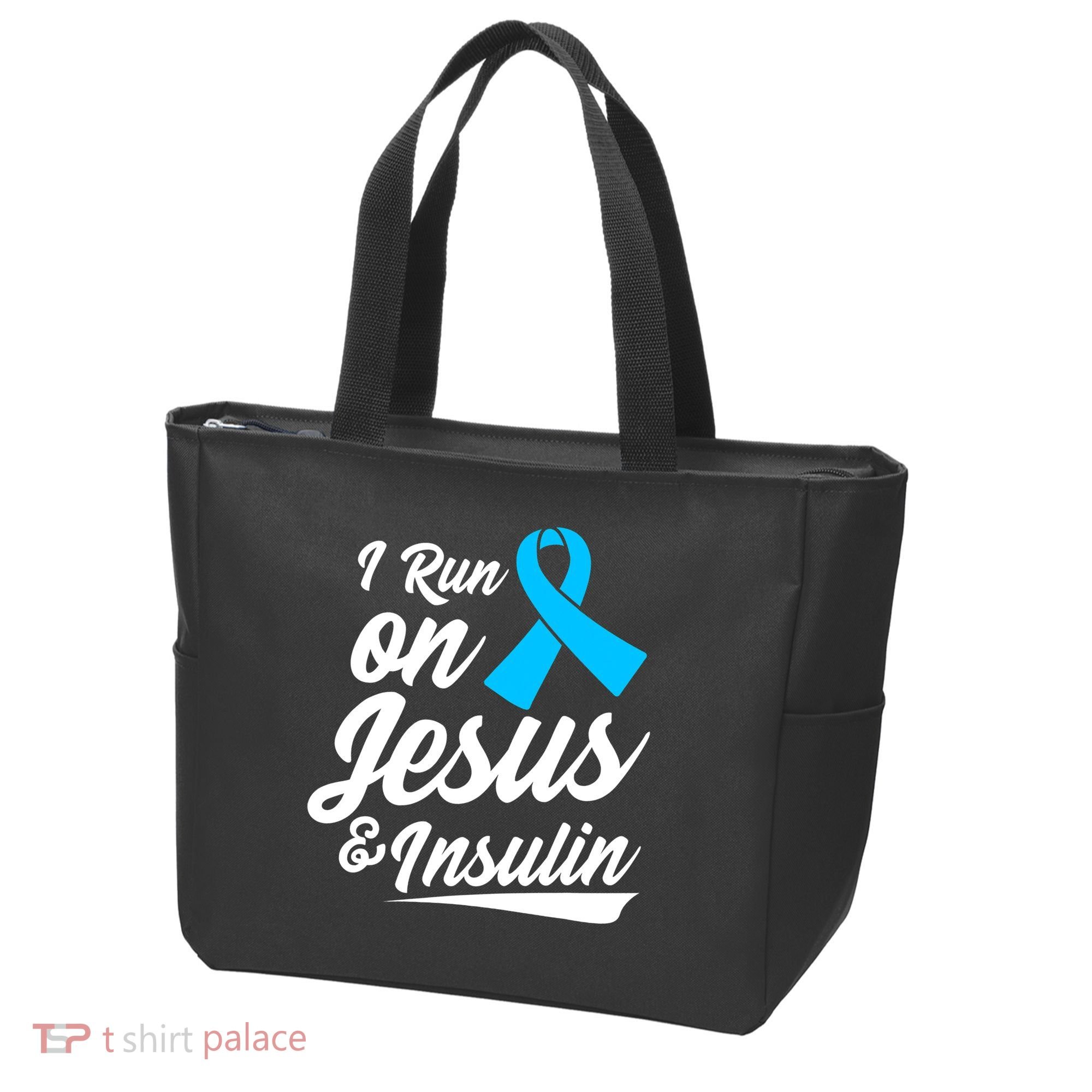 Funny Diabetes Awareness T1D T2D Diabetic Pancreas Tote Bag