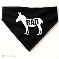 Funny Donkey Animal Lover Badass Ass Farm Mule USA-Made Doggie Bandana thumb 0
