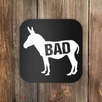 Funny Donkey Animal Lover Badass Ass Farm Mule Coaster thumb 0