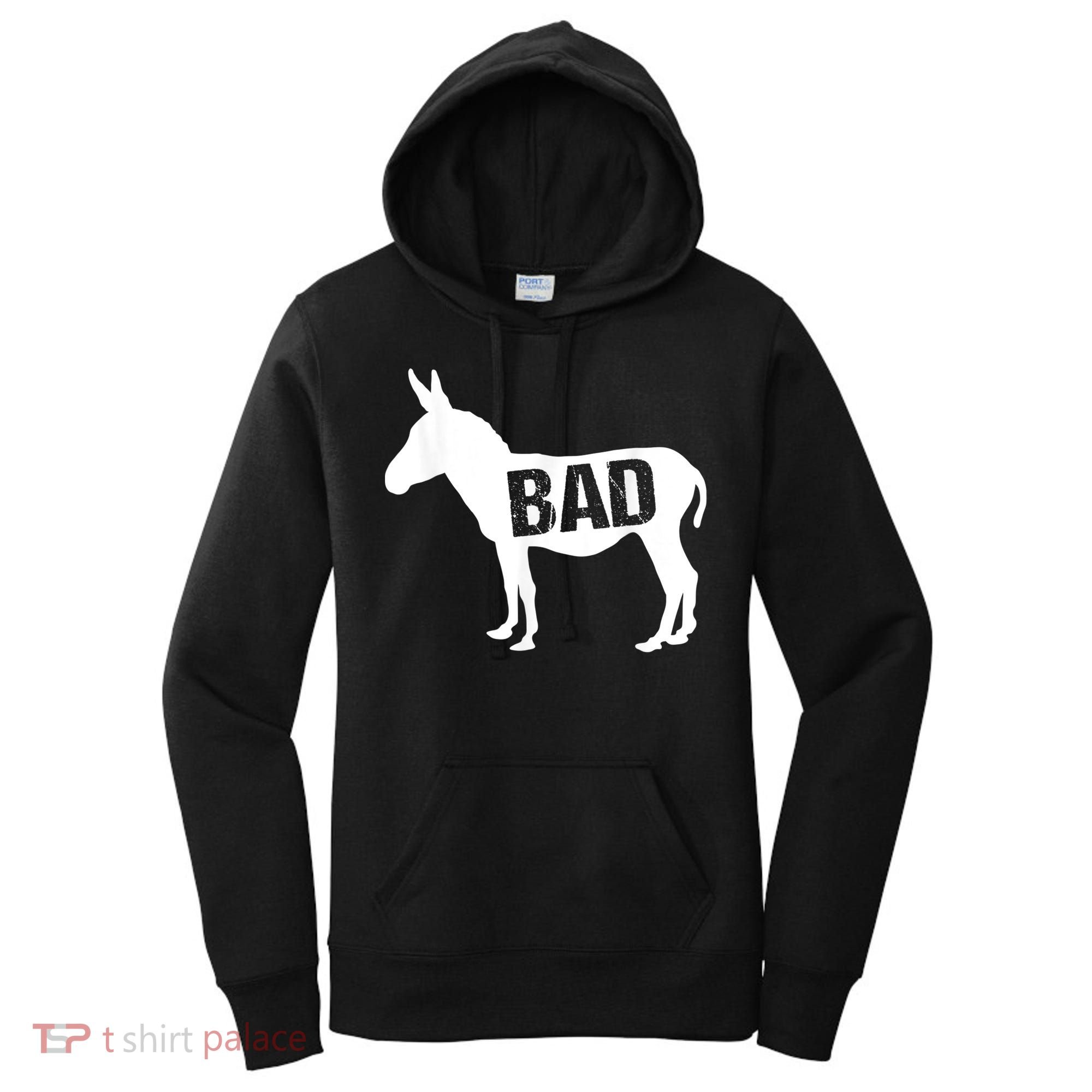 Funny Donkey Animal Lover Badass Ass Farm Mule Women's Hoodie