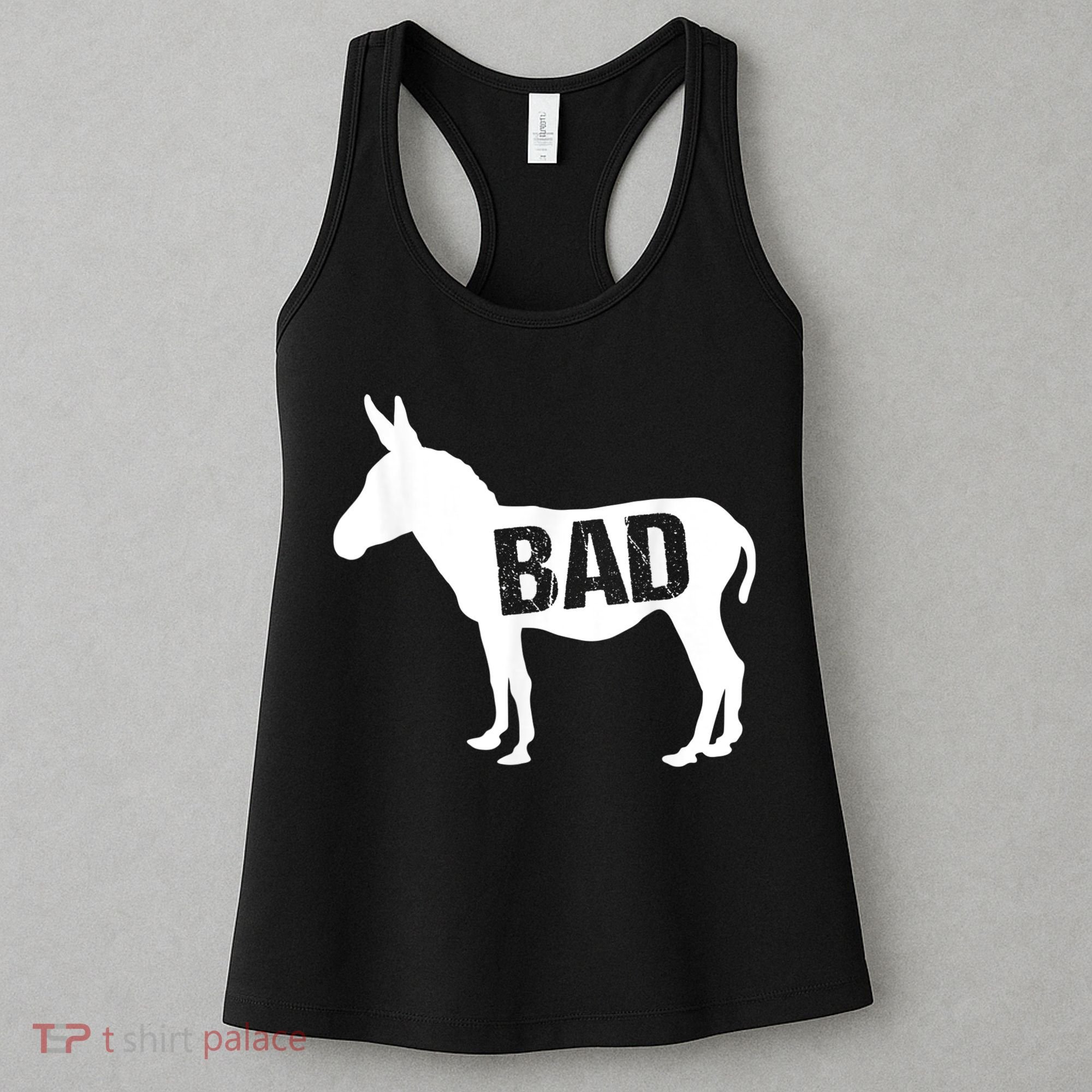 Funny Donkey Animal Lover Badass Ass Farm Mule Women's Tank Top