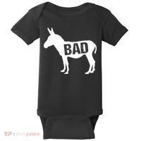 Funny Donkey Animal Lover Badass Ass Farm Mule Baby Bodysuit thumb 0