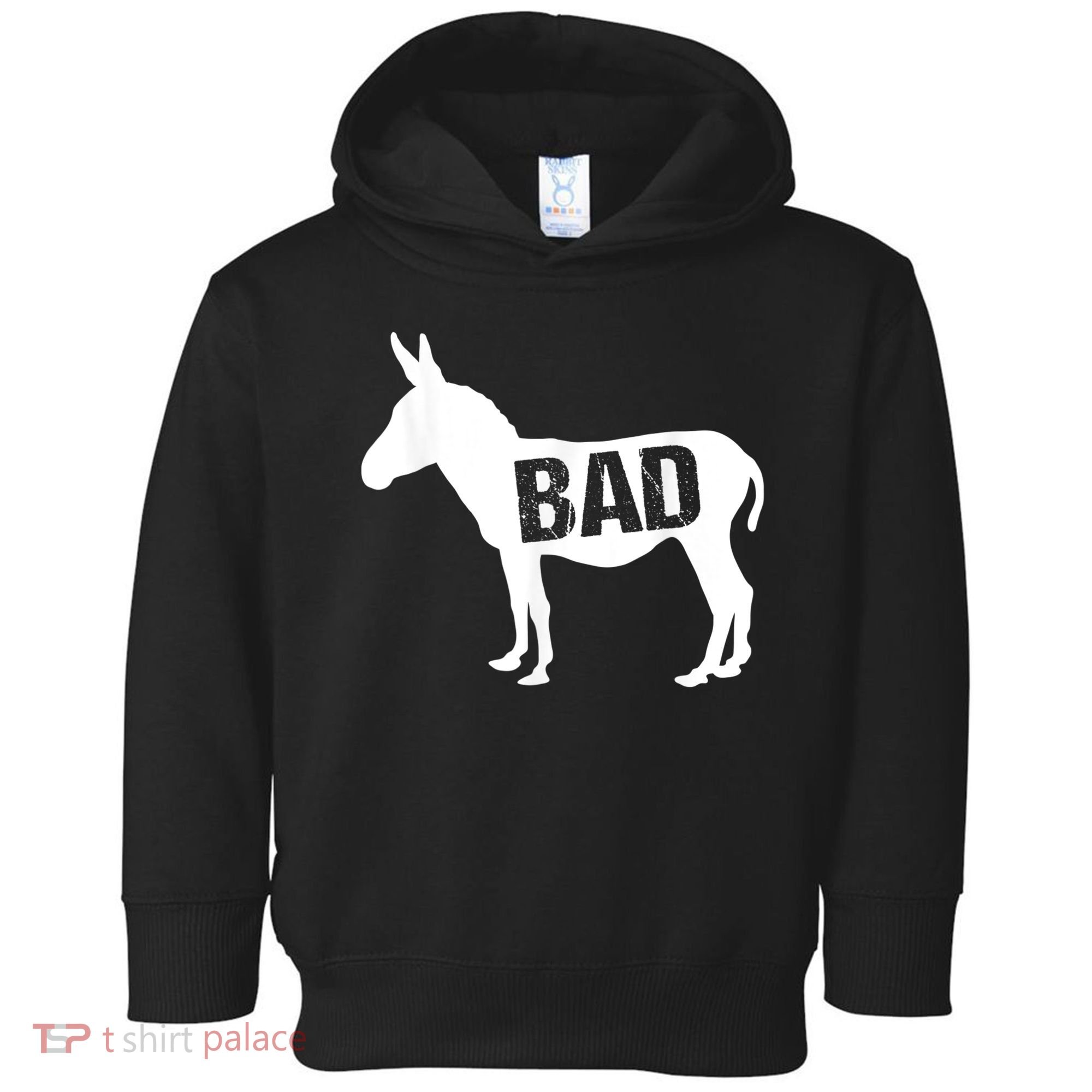 Funny Donkey Animal Lover Badass Ass Farm Mule Toddler Hoodie