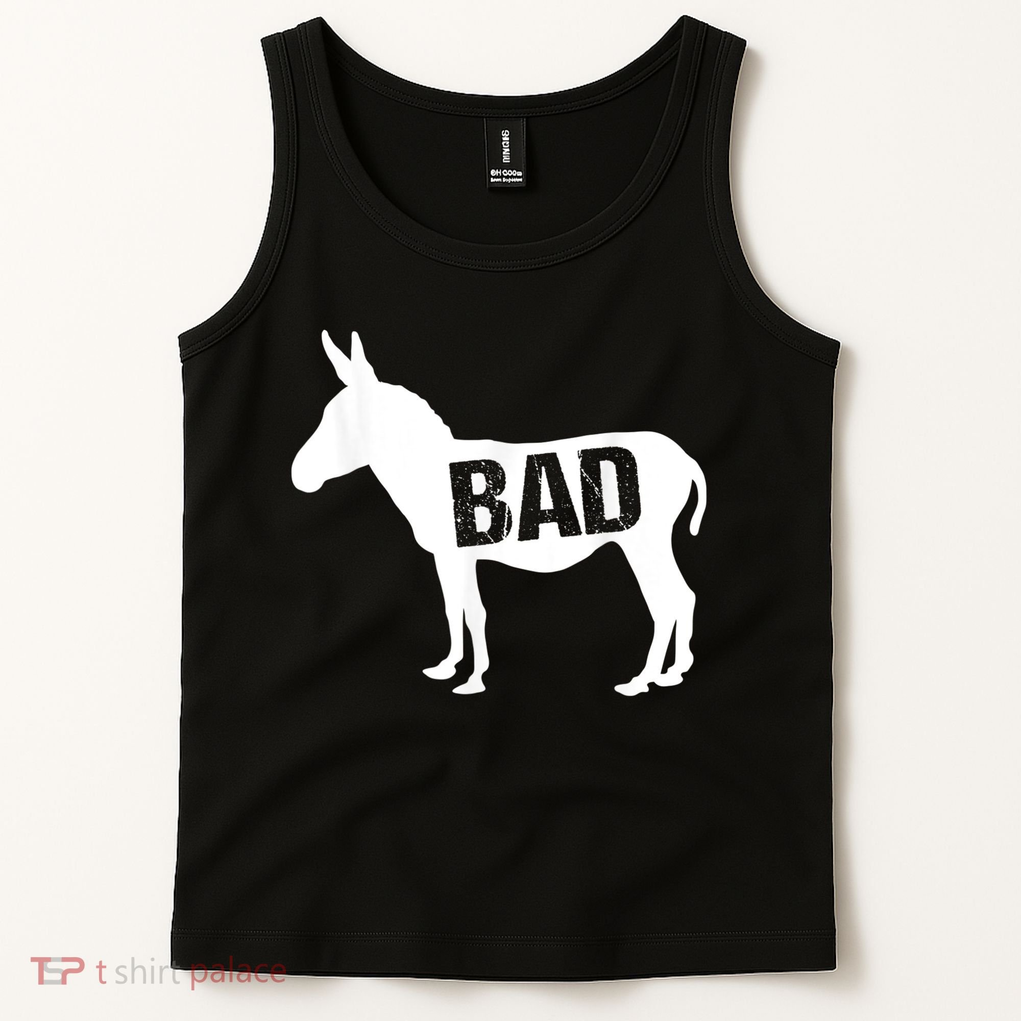 Funny Donkey Animal Lover Badass Ass Farm Mule Tank Top