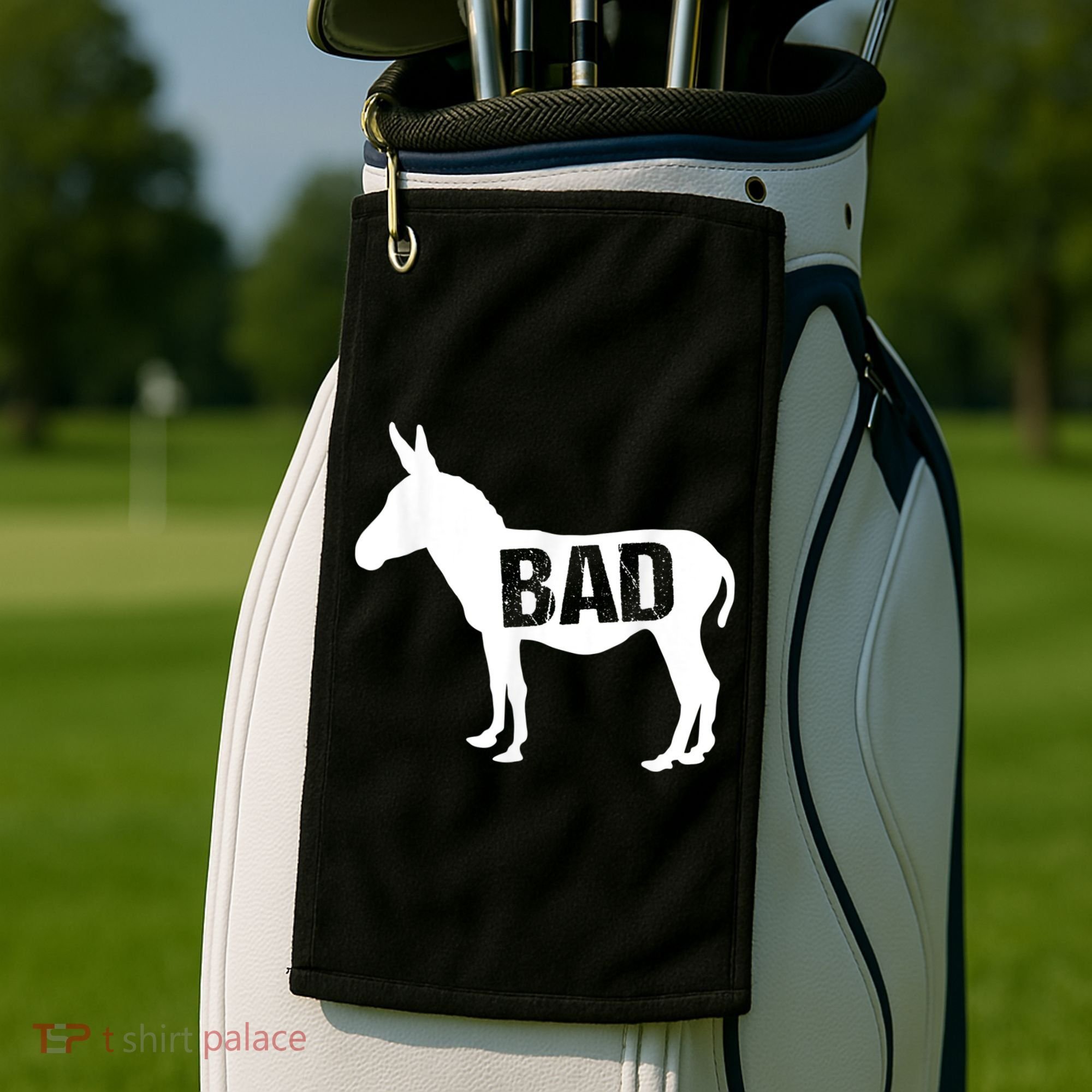 Funny Donkey Animal Lover Badass Ass Farm Mule Golf Towel