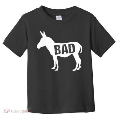 Funny Donkey Animal Lover Badass Ass Farm Mule Toddler T-Shirt