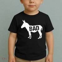 Funny Donkey Animal Lover Badass Ass Farm Mule Toddler T-Shirt thumb 2
