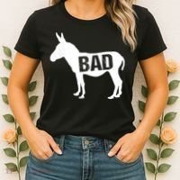 Funny Donkey Animal Lover Badass Ass Farm Mule Women's T-Shirt thumb 2
