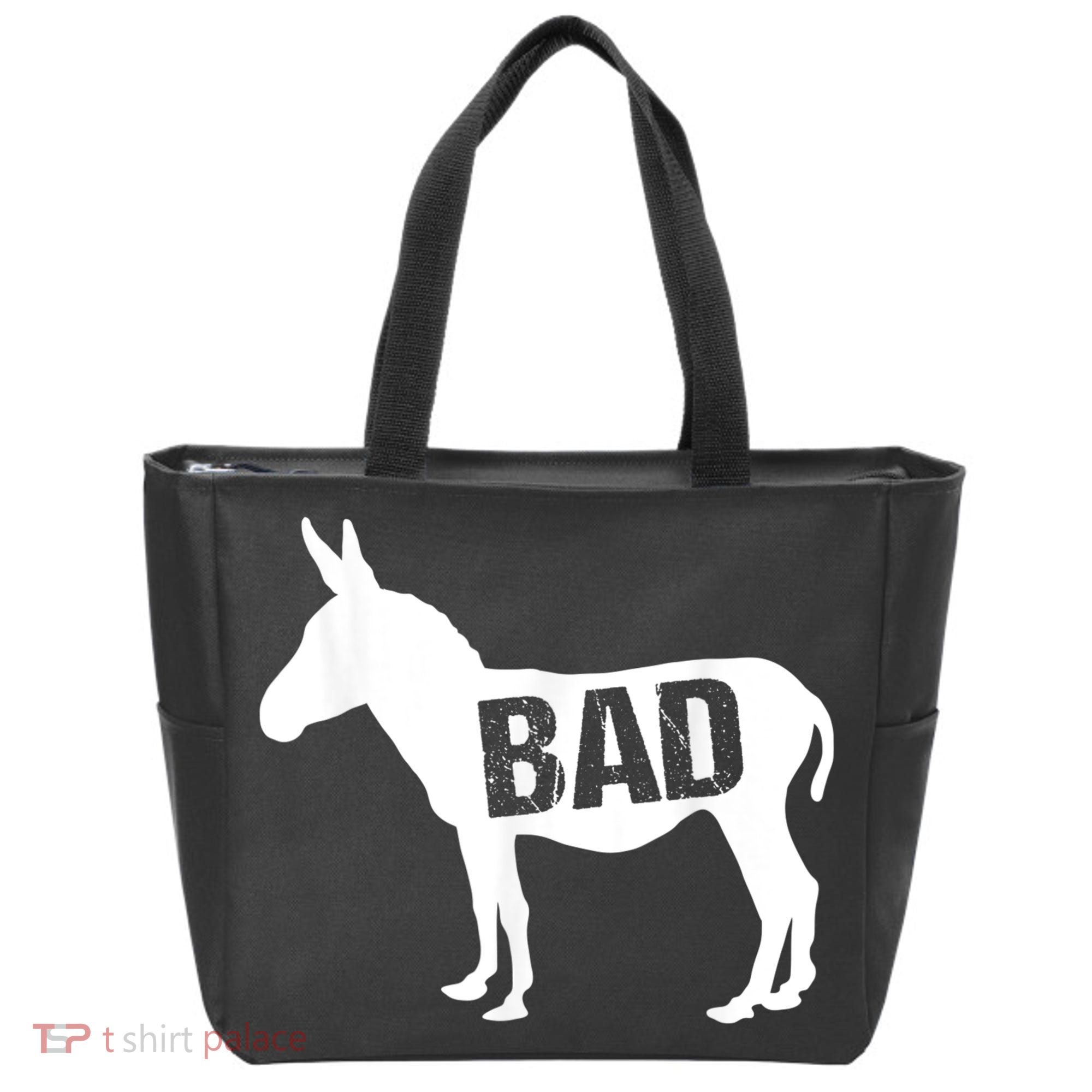 Funny Donkey Animal Lover Badass Ass Farm Mule Tote Bag