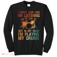 Funny Drummer Art For Drum Player Percussion Lover Sweatshirt thumb 0