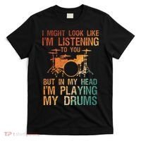 Funny Drummer Art For Drum Player Percussion Lover T-Shirt thumb 0