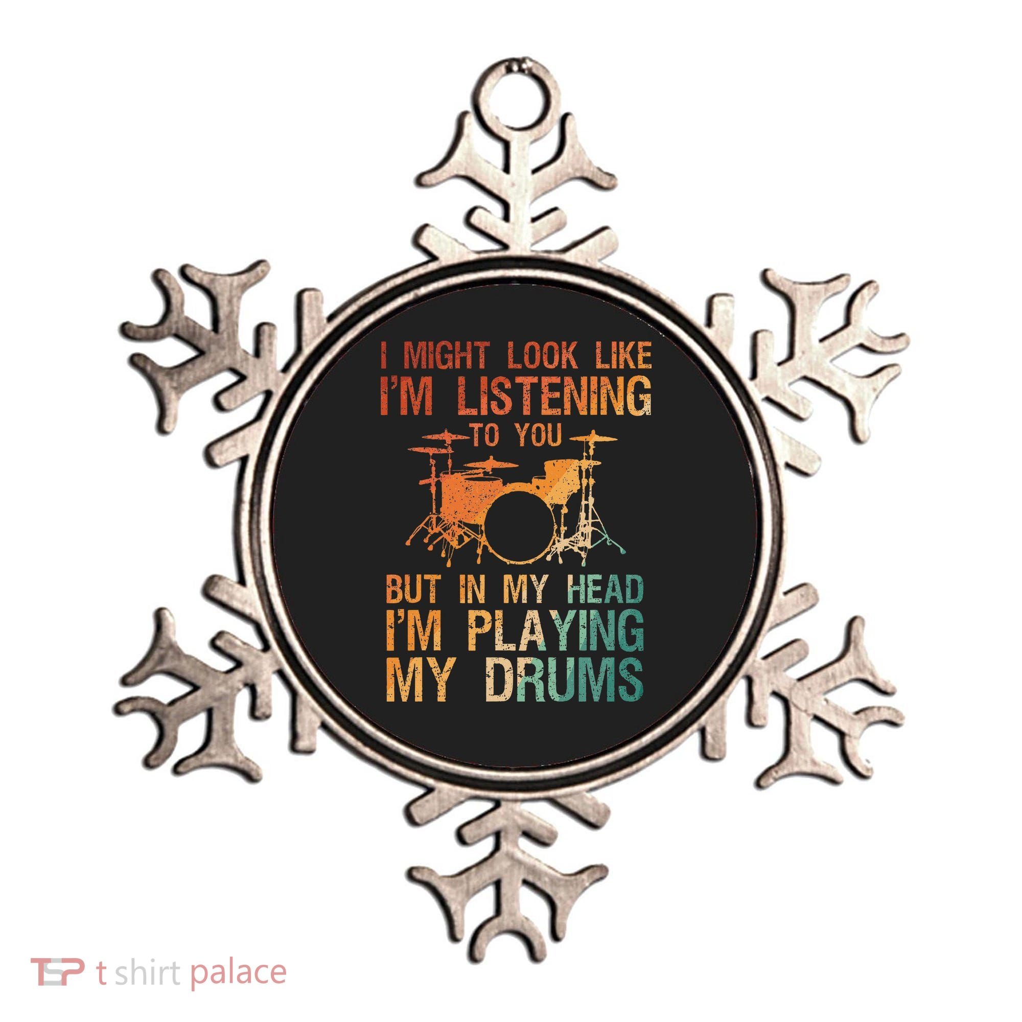 Funny Drummer Art For Drum Player Percussion Lover Ornament