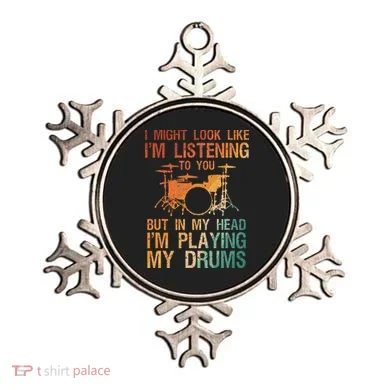 Funny Drummer Art For Drum Player Percussion Lover Ornament