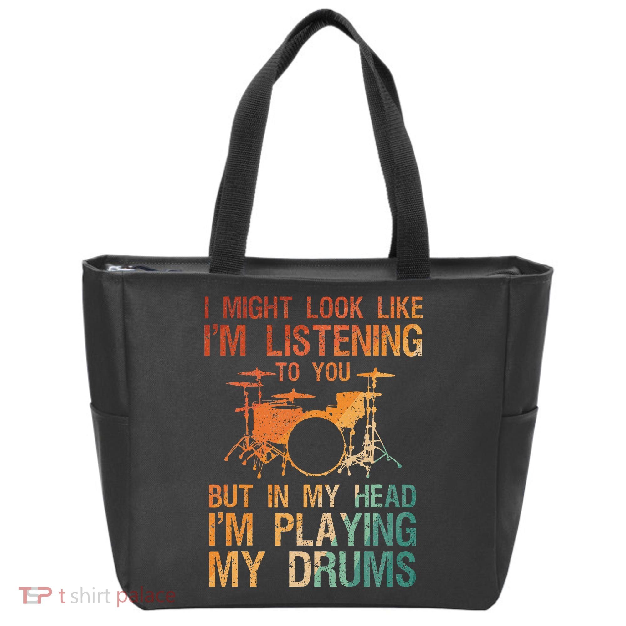 Funny Drummer Art For Drum Player Percussion Lover Tote Bag