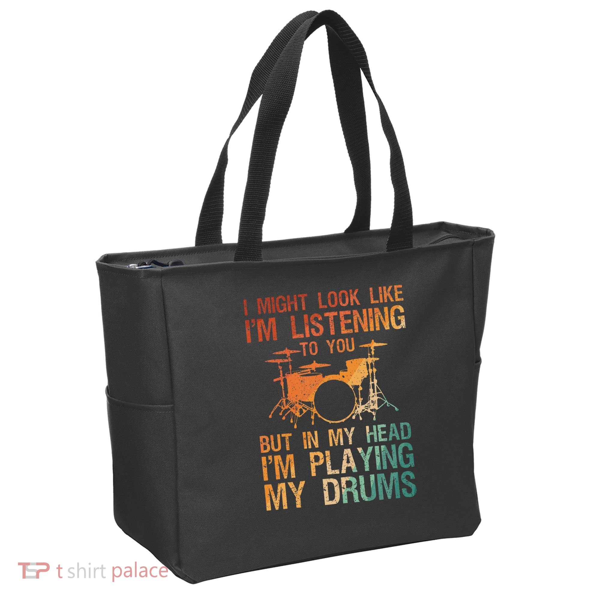 Funny Drummer Art For Drum Player Percussion Lover Tote Bag