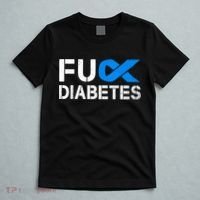 Fuck Diabetes Awareness Ribbon Type 1 One Two 2 T1D T-Shirt thumb 5
