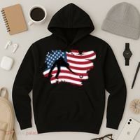 Father's Day American Flag Snooker Billiards Lover Retro Gift For Dad Hoodie thumb 3