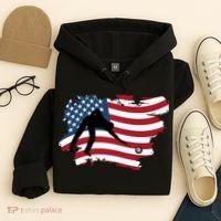 Father's Day American Flag Snooker Billiards Lover Retro Gift For Dad Hoodie thumb 4