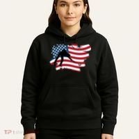 Father's Day American Flag Snooker Billiards Lover Retro Gift For Dad Hoodie thumb 5