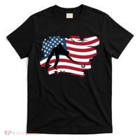 Father's Day American Flag Snooker Billiards Lover Retro Gift For Dad T-Shirt thumb 0