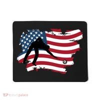 Father's Day American Flag Snooker Billiards Lover Retro Gift For Dad Mousepad thumb 0
