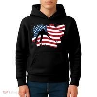Father's Day American Flag Snooker Billiards Lover Retro Gift For Dad Kids Hoodie thumb 4