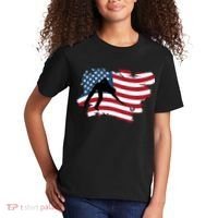 Father's Day American Flag Snooker Billiards Lover Retro Gift For Dad Kids T-Shirt thumb 2