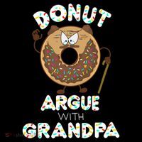 Funny Donut Argue With Grandpa Cute Grandparents Day Gift Coffee Mug thumb 5