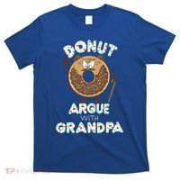 Funny Donut Argue With Grandpa Cute Grandparents Day Gift T-Shirt thumb 0