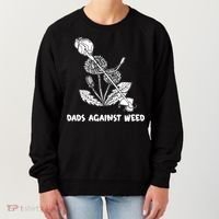 Funny Dads Against Weed Weed Wacker Dandelions Women's Sweatshirt thumb 0