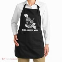 Funny Dads Against Weed Weed Wacker Dandelions Apron thumb 2