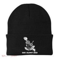 Funny Dads Against Weed Weed Wacker Dandelions Beanie thumb 0